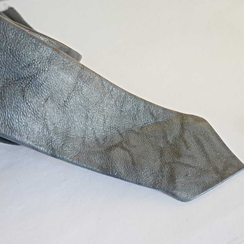 Vintage Leather Necktie